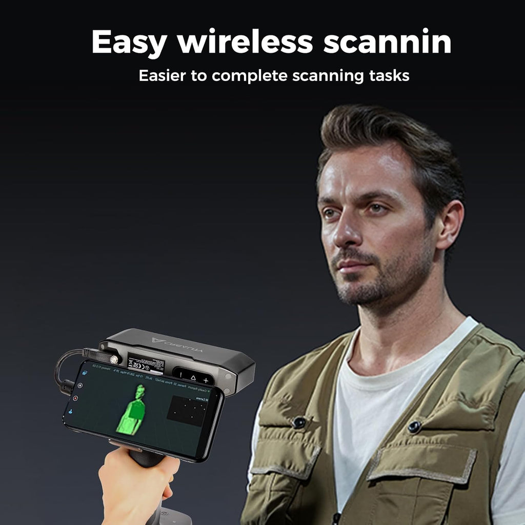 Creality Scan Bridge for 3D Scanner Otter Series, Supports WiFi 6 Wireless Screen Mirroring, Smart Phone Application, Large Capacity and Fast Charging, Lightweight and Compact for use