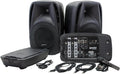 Gemini Portable PA System with Bluetooth, Powered System with 6-Channel Mixer, Dual 10' Speakers, Mic & Cables—All-in-One for DJs, Events, Fitness & Worship (ES-210MXBLU)