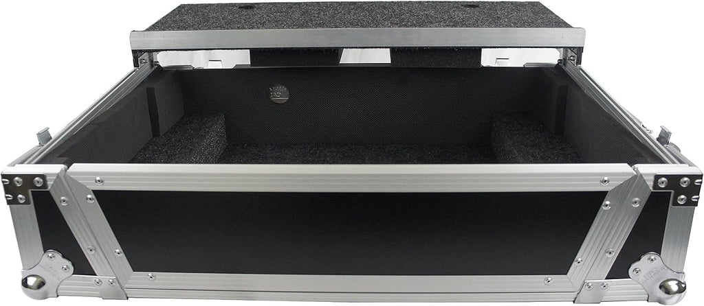 Harmony Audio Cases HCRNONE1UWLT Compatible With Rane One DJ Controller 1U Flight DJ Road Custom Case With Laptop Tray
