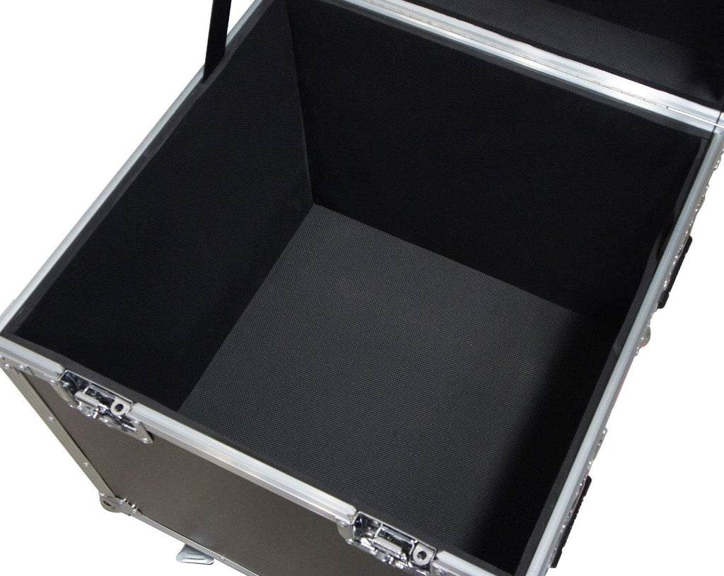 Harmony Audio HCUT2222W Pro Audio Touring 22 x 22 x 22 Utility Road Trunk Case Wheels