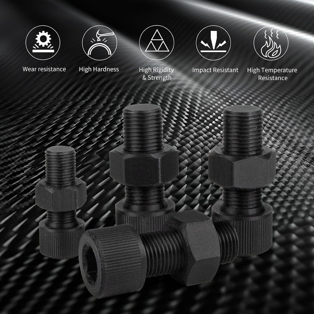 IEMAI PC-CF 3D Printer Filament 1.75mm Bundle 5KG, Matte Black Carbon Fiber Reinforced Polycarbonate with Superior Strength & Rigidity, Impact & High-Temperature Resistant