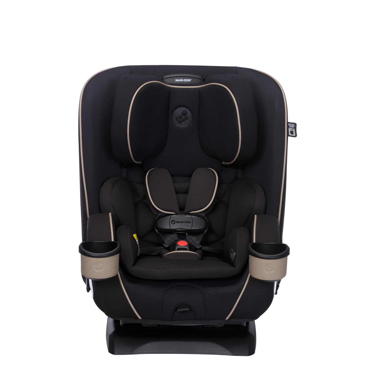 Maxi-Cosi Kani 4-in-1 Infant Kids Convertible Car Seat, Rear-Facing, Forward-Facing, Booster, Slim 3-Across Fit, Magnetic Buckle, 5-Position Recline, Fits 5-100 lbs, 19-57 in, Caspian Caviar