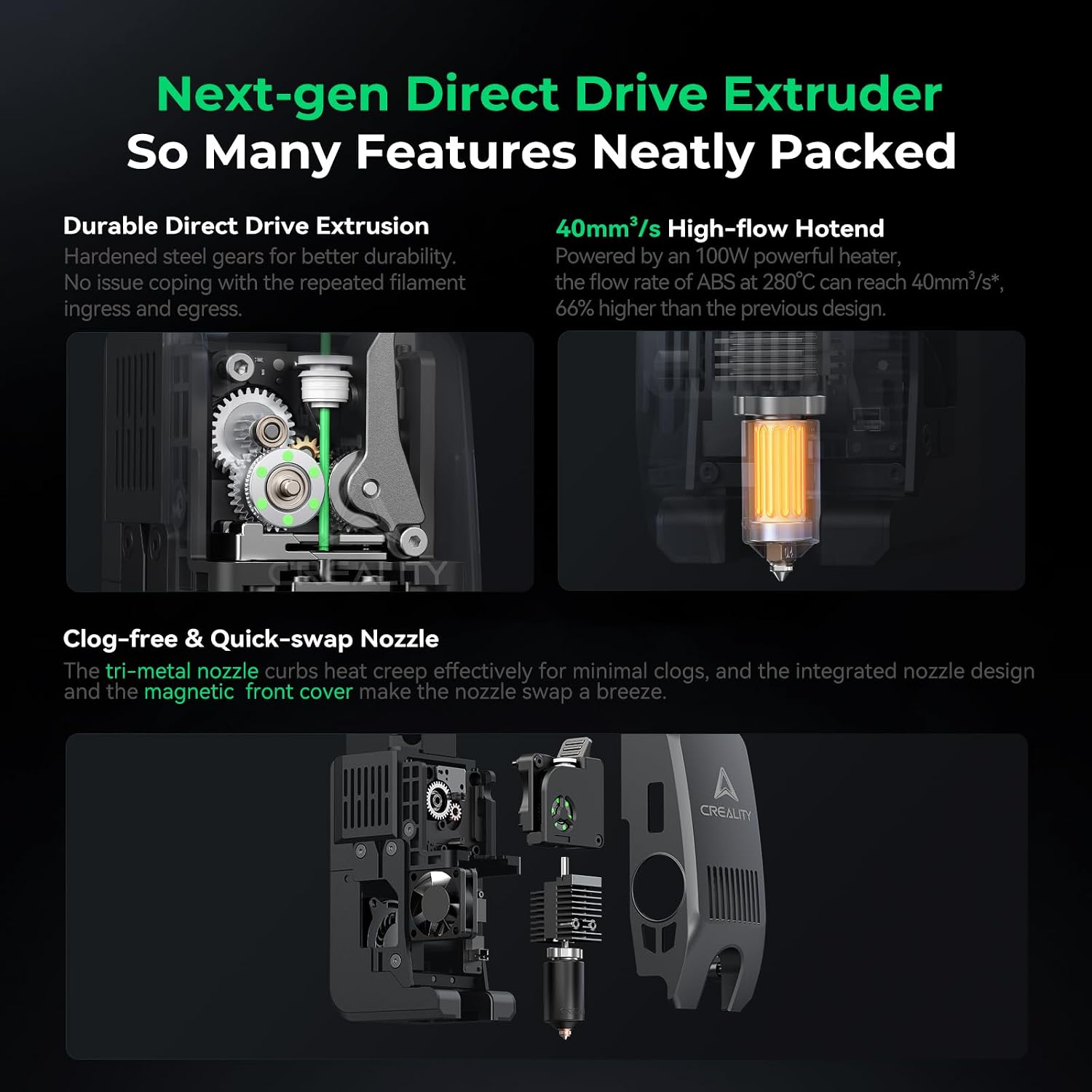 Creality K2 Plus Combo 3D Printer, Multi Color Printing with New CFS 600mm/s High-Speed Full Auto-Leveling Dual Al Camera Next-Gen Direct Drive Extruder Large Build Volume 13.78x13.78x13.78inch