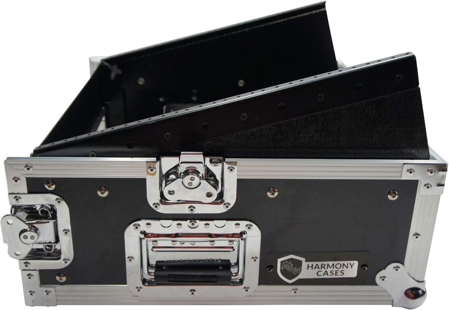 Harmony Audio Case HCM2U DJ Pro Audio 10U Slant Top 4U Vertical Mixer Rack Case New