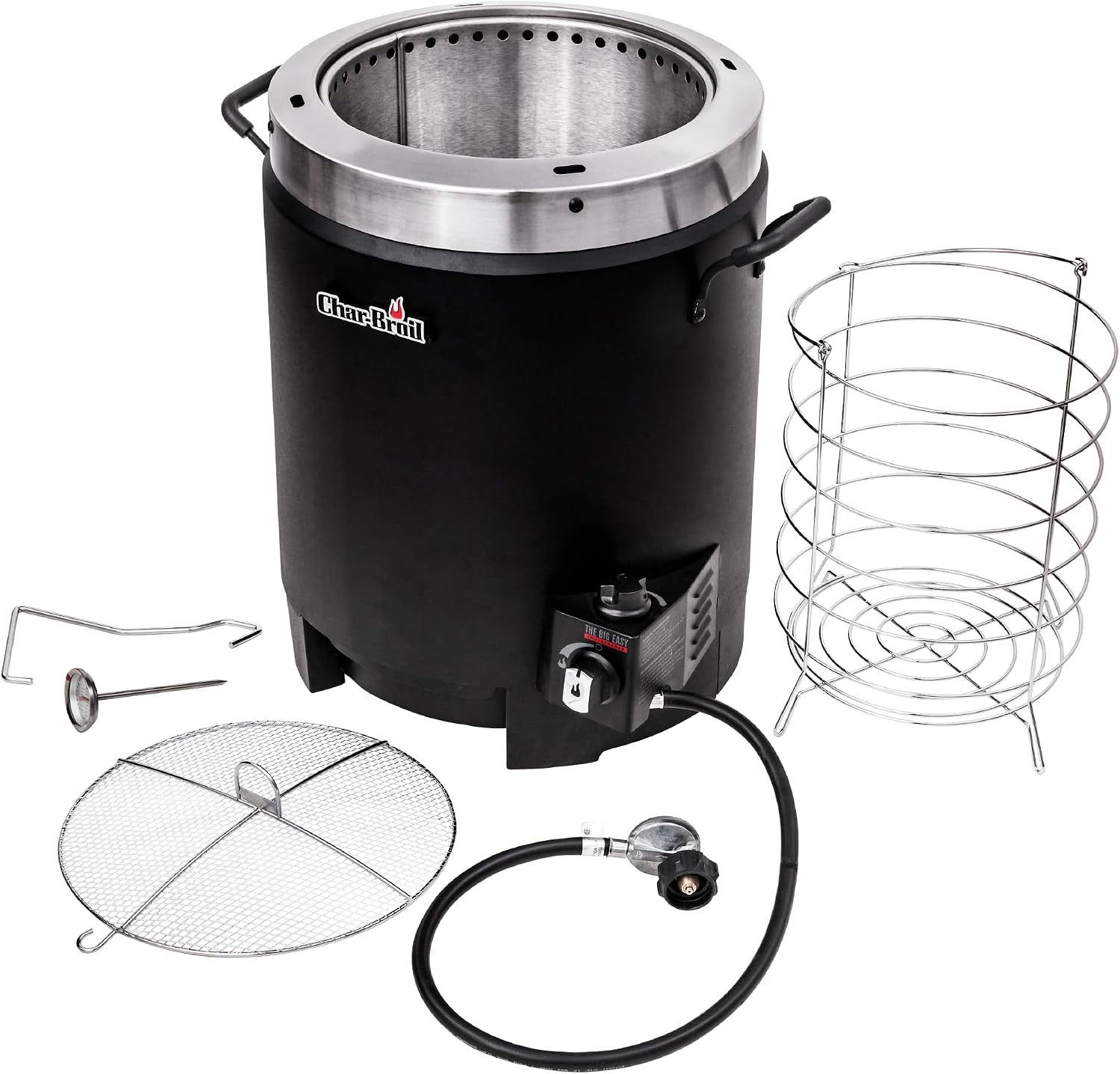 Charbroil® The Big Easy® TRU-Infrared™ Cooking Technology Propane Gas Stainless Steel Oil-Less Turkey Fryer, Black - 17102065