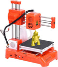 Mini 3D Printer for Kids, K7 Desktop 3D Printer, with Pla Filament Magnetic Removable Plate USB Cable Tf Card, 100x100x100mm for Kids Student Education Orange