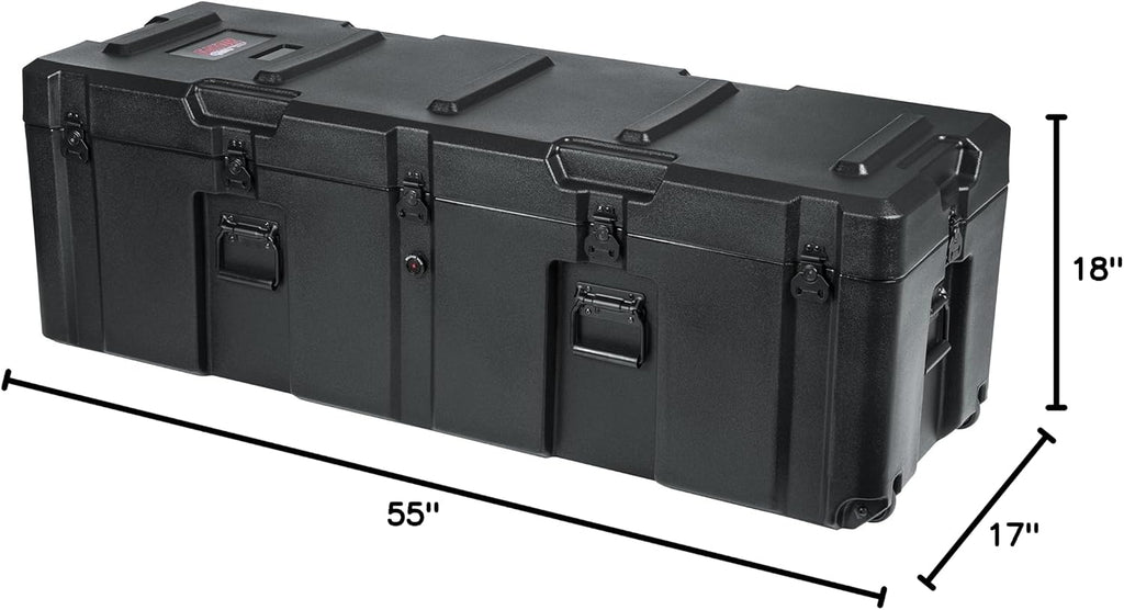 Gator Cases ATA Roto-Molded Utility Equipment Case, 55' x 17' x 18' Interior (GXR-5517-1503)