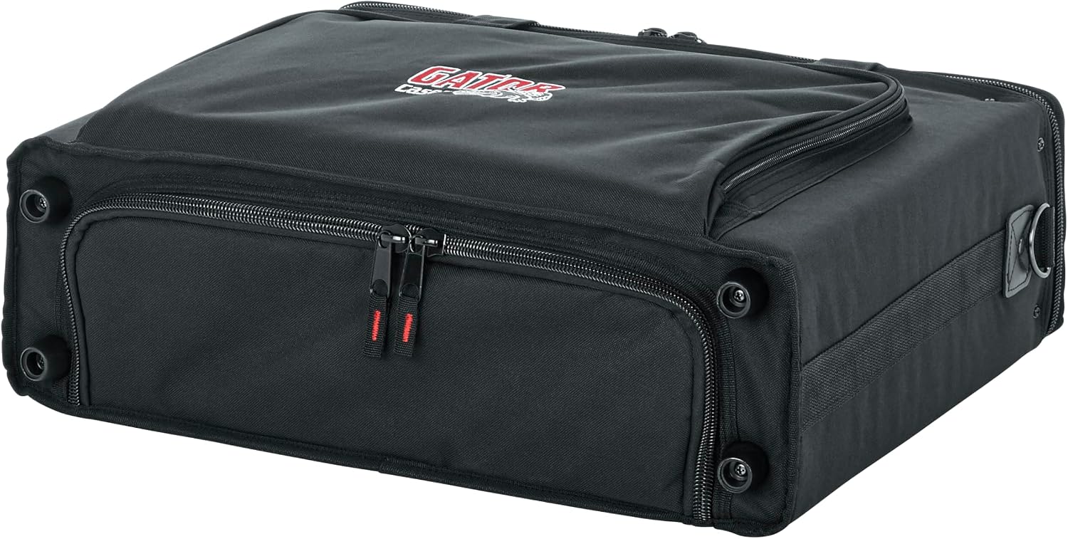 Gator Cases Rack Bag Series Portable 3U Rack Bag with 14' Rackable Depth, (GRB-3U)