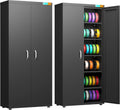 3D Printer Stand 6-Tier 110 Rolls Filament Storage,25% RH Control Filament Dehumidification Cabinet 3D Printing Sealing and Protection for PLA/ABS/TPU/Nylon (Black 380L)