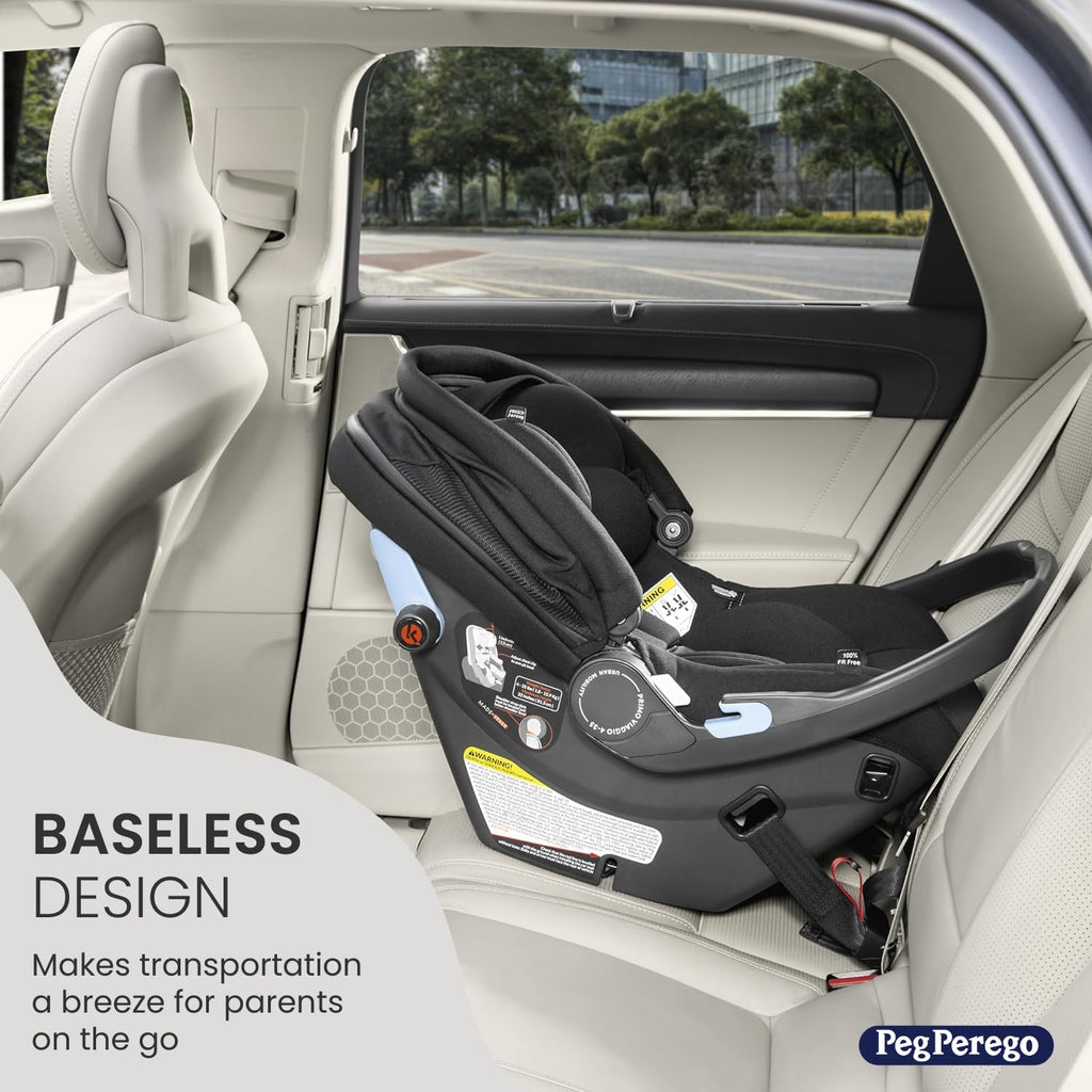 Peg Perego Primo Viaggio Urban Mobility-Baseless Infant car seat with Latch-True Black