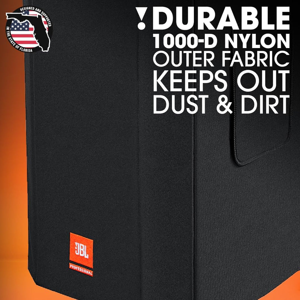 JBL Bags Deluxe Padded Nylon Speaker Cover Fits VRX918S or SRX718S Loudspeakers, Black (VRX918S-CVR)