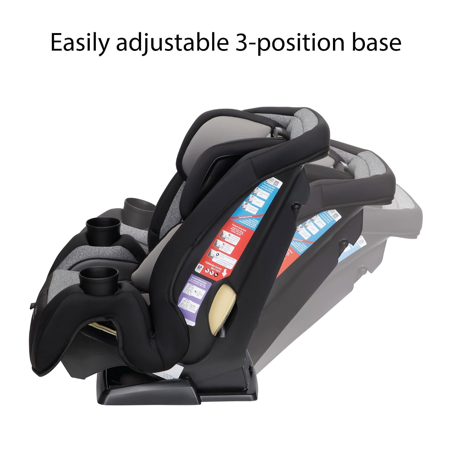 Safety 1st Convertible Car Seat, Convert from Rear to Forward Facing and Belt-Positioning Booster, High Street, From Birth to Age 10, TriMate