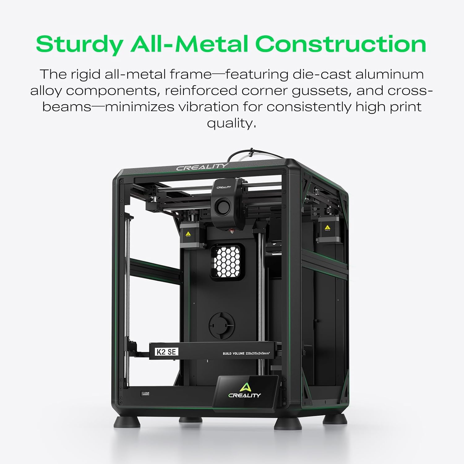Creality K2 SE 3D Printer Bundle with 74Pcs 3D Printing Tool Wrap Kit