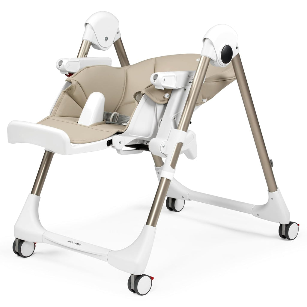 Peg Perego Prima Pappa Zero 3 - High Chair - for Children Newborn to 3 Years of Age - Made in Italy - Astral (Beige)