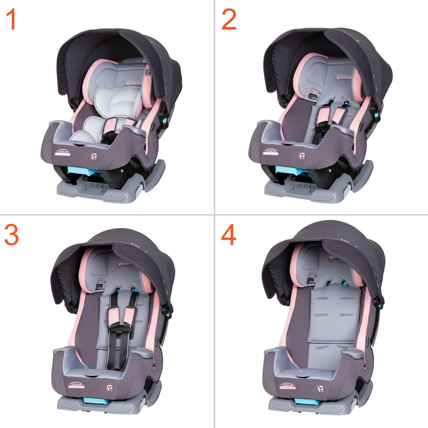 Baby Trend Cover Me™ 4-in-1 Convertible Car Seat