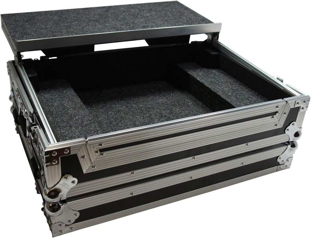 Harmony Audio HCXDJRRLT Flight Angle Glide Laptop Stand DJ 1U Rack Case Compatible with Pioneer XDJ-RR