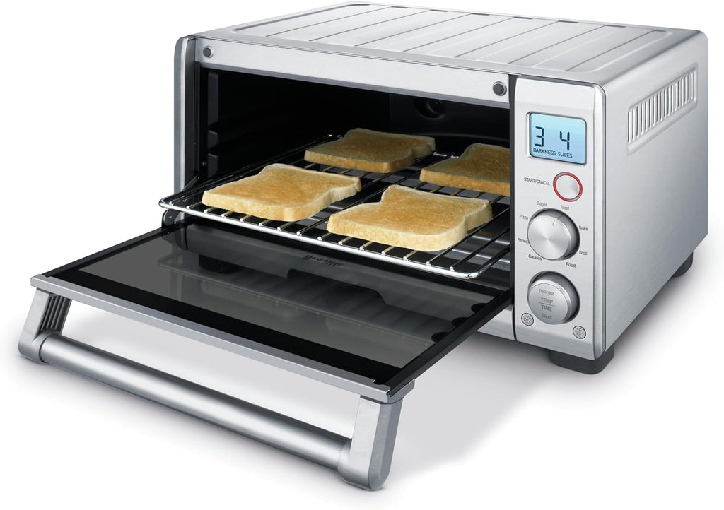 Breville BOV650XL Compact Smart Oven and Countertop Toaster, Small, Brushed Stainless Steel