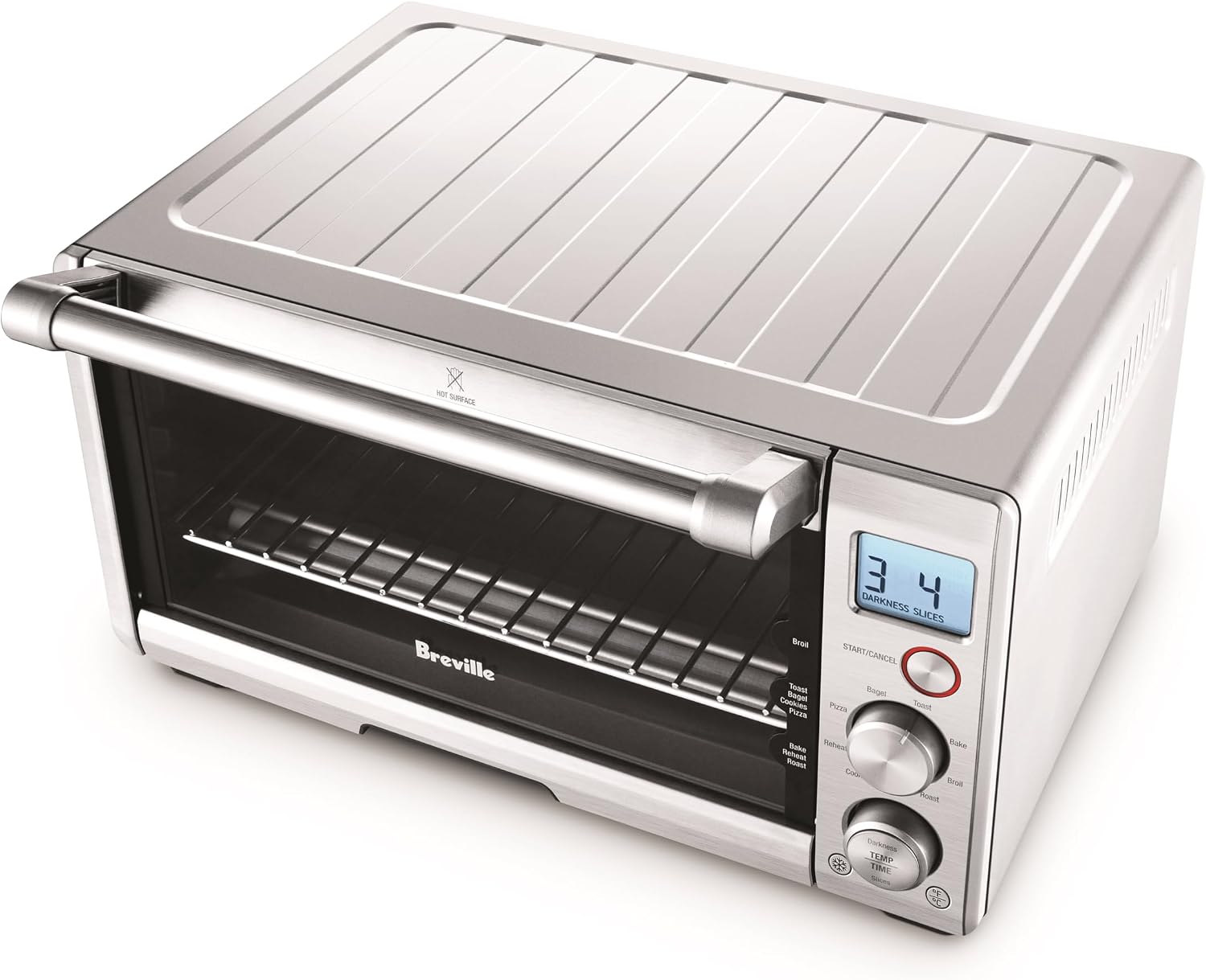 Breville BOV650XL Compact Smart Oven and Countertop Toaster, Small, Brushed Stainless Steel