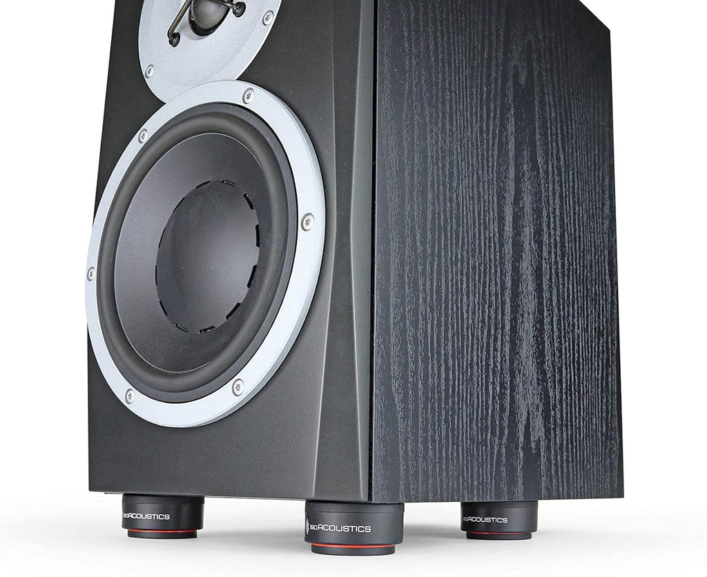 IsoAcoustics Iso-Puck Series Acoustic Isolators (Iso-Puck Mini, 6 lbs max/Unit, 8-Pack)
