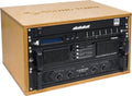 Sound Town DIY 6U Studio Rack with Solid Baltic Birch Plywood, Golden Oak, Assembly Required (SDRK-Y6)