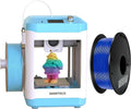 Geeetech 3D Printer Kit with 1pcs Classic Color 3D PLA Filament,0.5kg Blue PLA Filament,Mini 3D Printer for Kids and Beginners with Auto Leveling,Print Area 3.94×4.33×3.94 in
