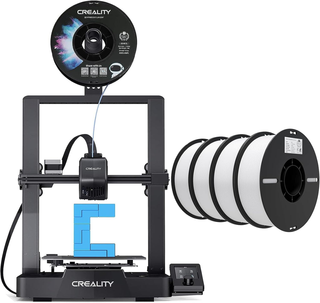 Creality Ender 3 V3 SE 3D Printer Bundle PLA 4 Packs Whites
