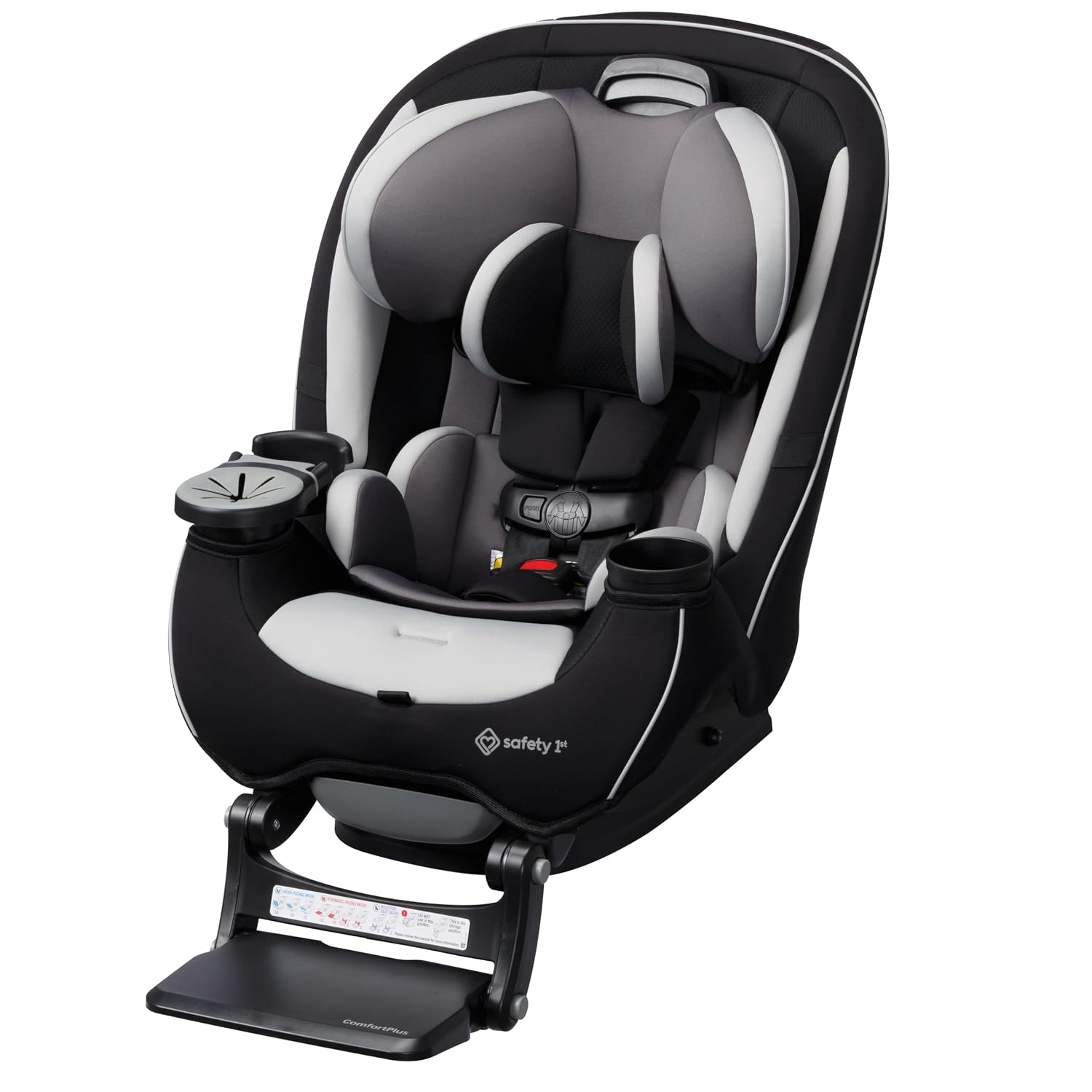 Safety 1st Grow and Go Extend 'n Ride LX All-in-One Convertible Car Seat, Black Pepper