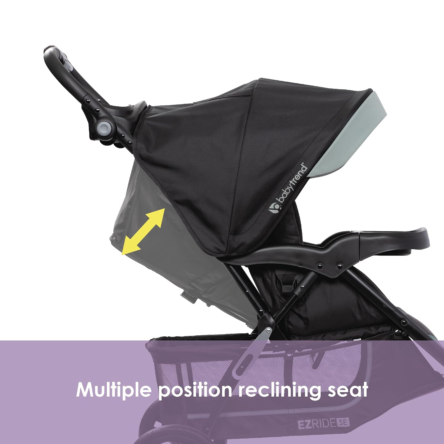 Baby Trend EZ Ride SE Travel System with Secure-Lift Infant Car Seat, Dash Sage