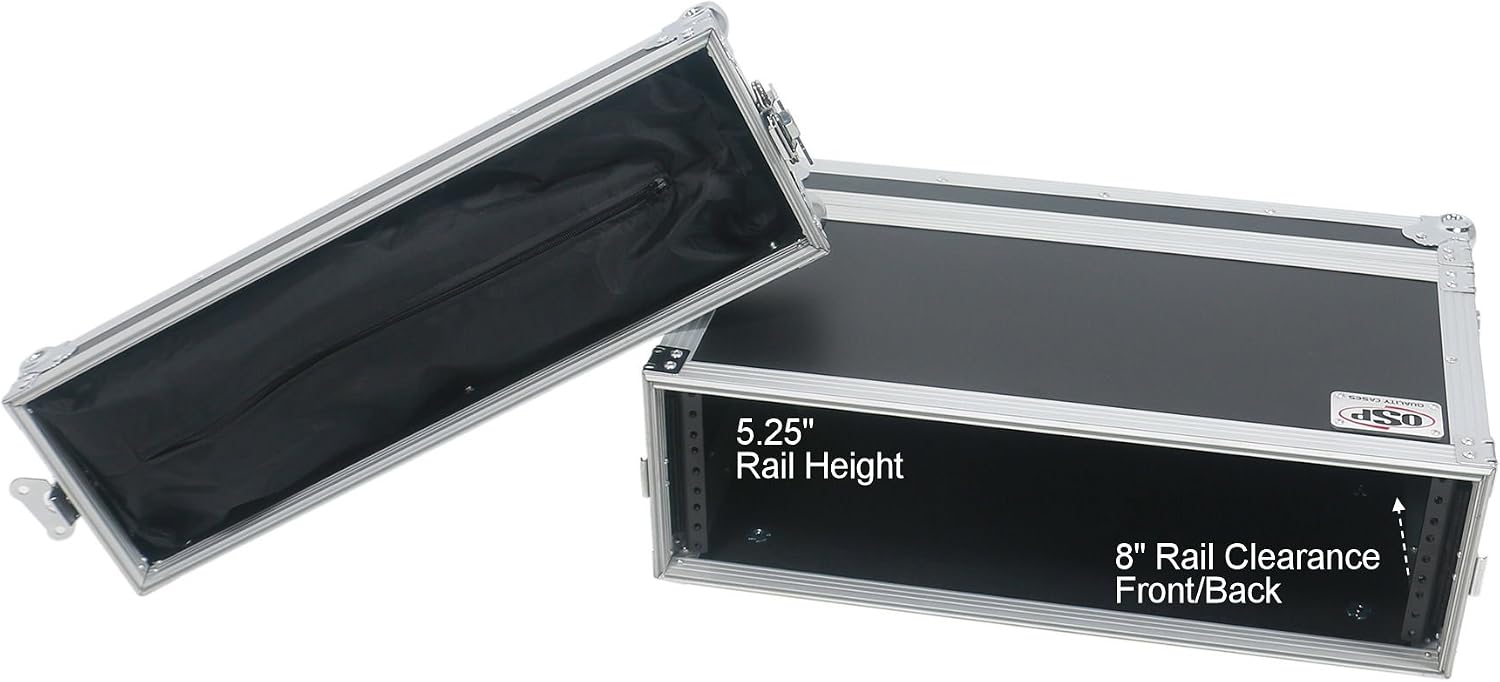 OSP Cases | ATA Road Case | 3-Space Effects Rack | 10' Deep | RC3U-10