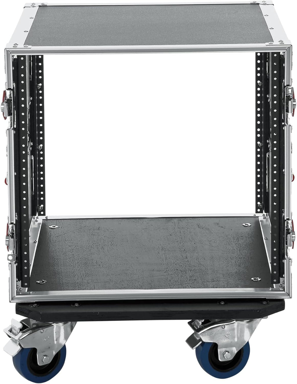 Gator Cases G-TOUR Audio Road Rack with Heavy-Duty Casters and Tour Grade Hardware; 17' Rackable Depth, 10U (G-TOUR 10U CAST)