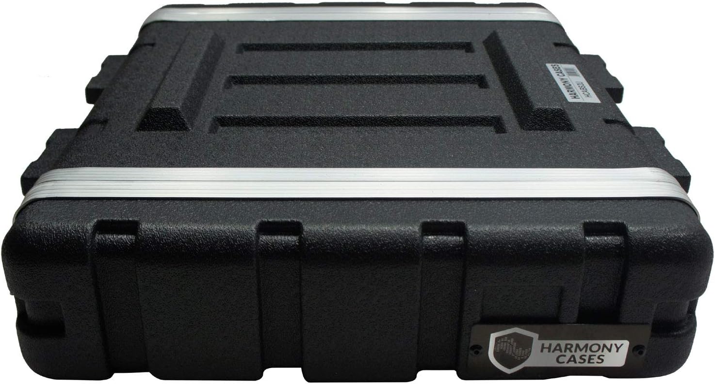 Harmony Audio Cases HCABS2U ABS Molded Plastic 2U Amp Amplifier Effect Case 19' Depth