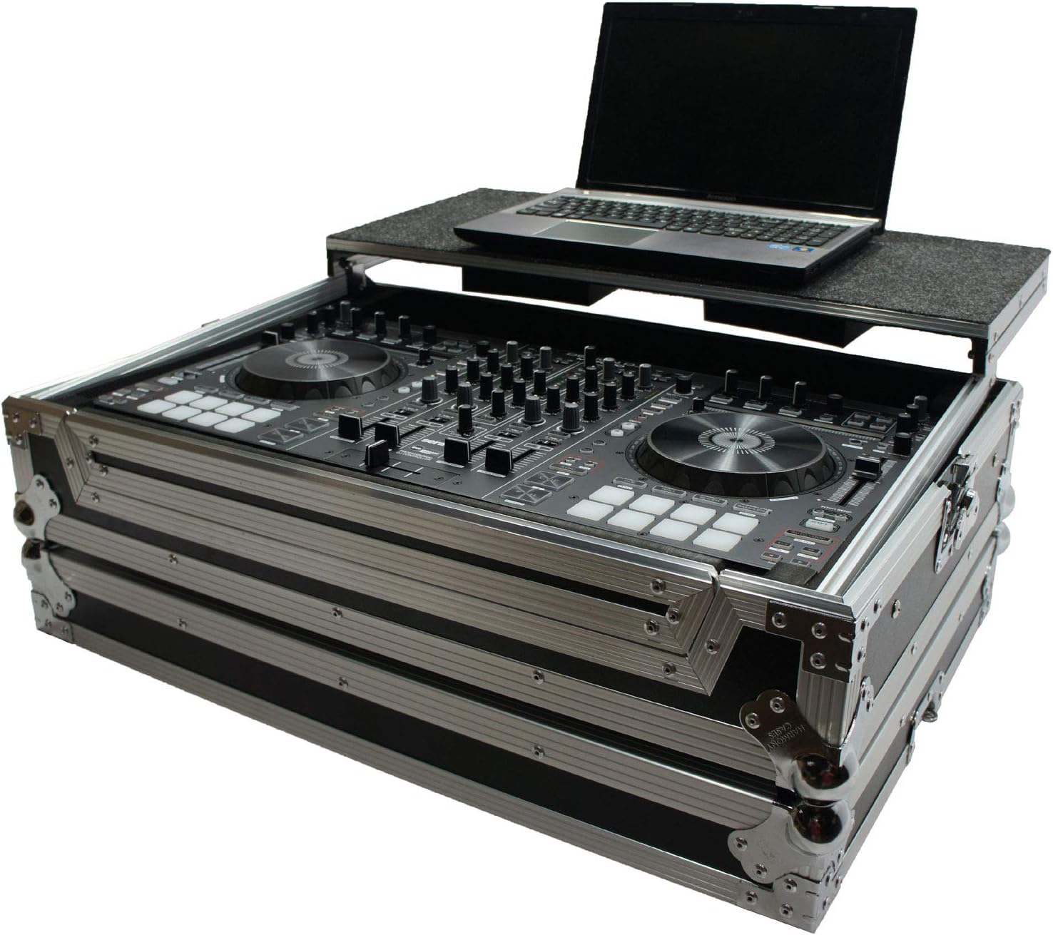 Harmony Audio DJ Custom Case HCMC7000LT Flight Glide Laptop Stand Compatible with Denon MC7000