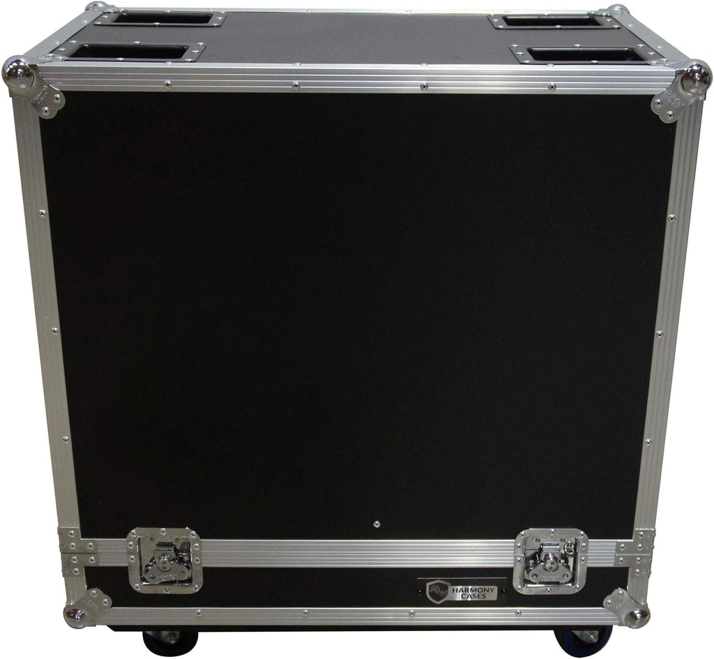 Harmony Audio Cases HC2EON15C Pro DJ Rolling Road Case Compatible with (2) JBL EON615 Speakers