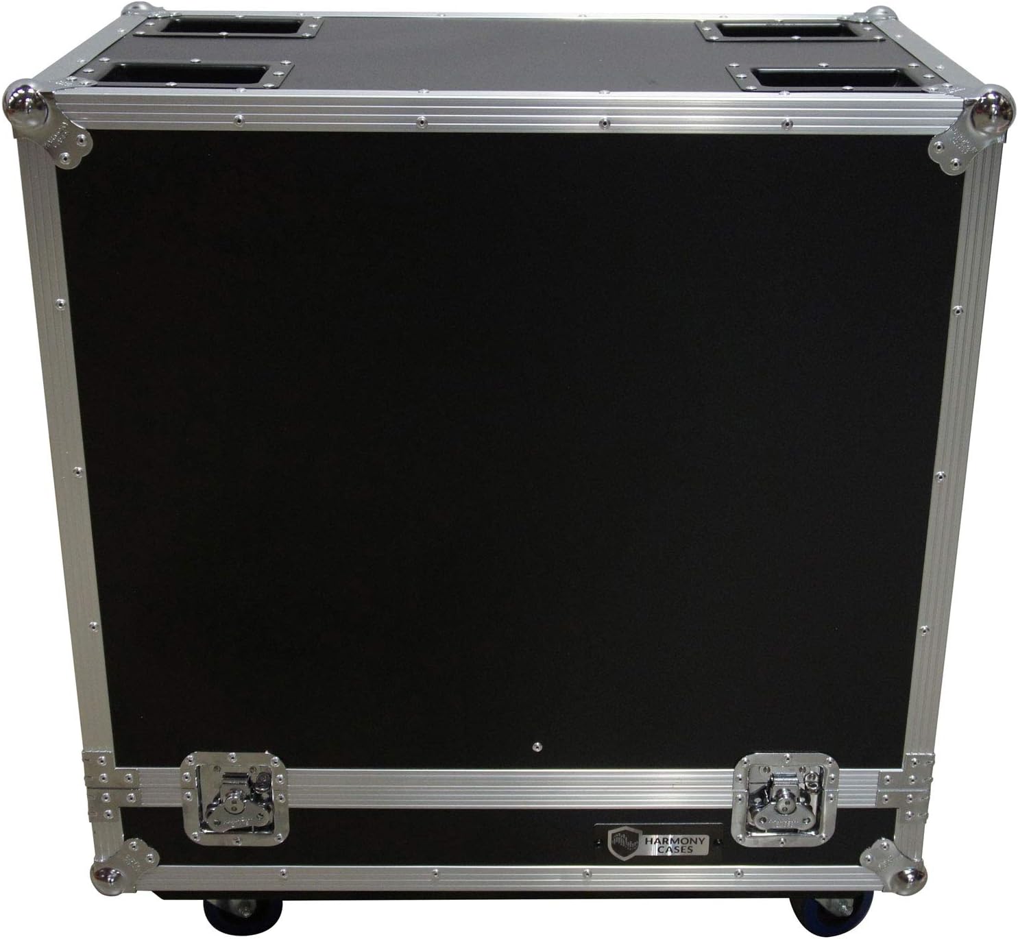 Harmony Audio Cases HC2EON15C Pro DJ Rolling Road Case Compatible with (2) JBL EON615 Speakers