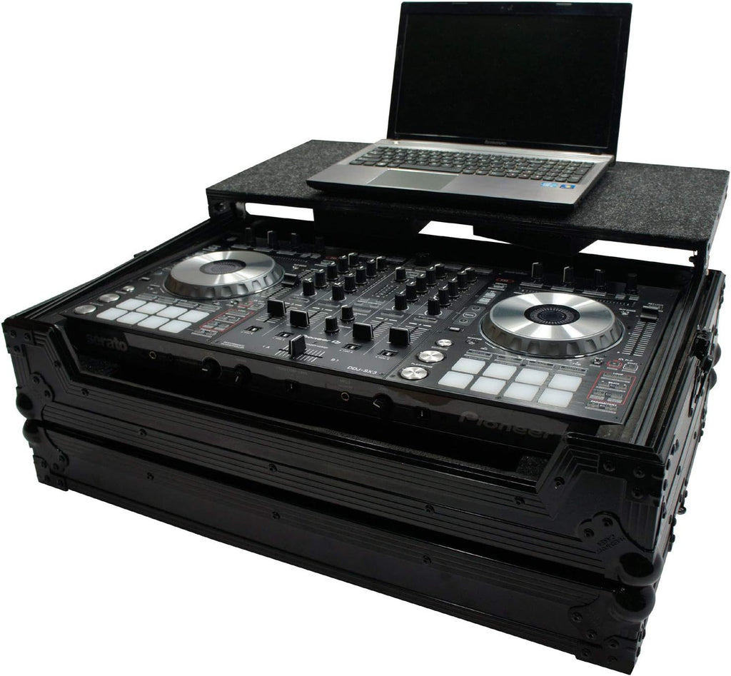 Harmony Audio HCDDJSXLTBK Flight Glide Laptop Stand DJ Custom Case Compatible with Pioneer DDJ-SX2