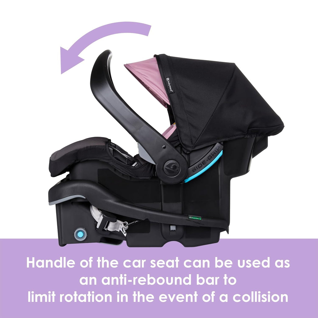 Baby Trend EZ-Lift™ PRO Infant Car Seat, Dash Rose – Lightweight Premium Carry, Plush Infant Cushioning, Adjustable Harness Support