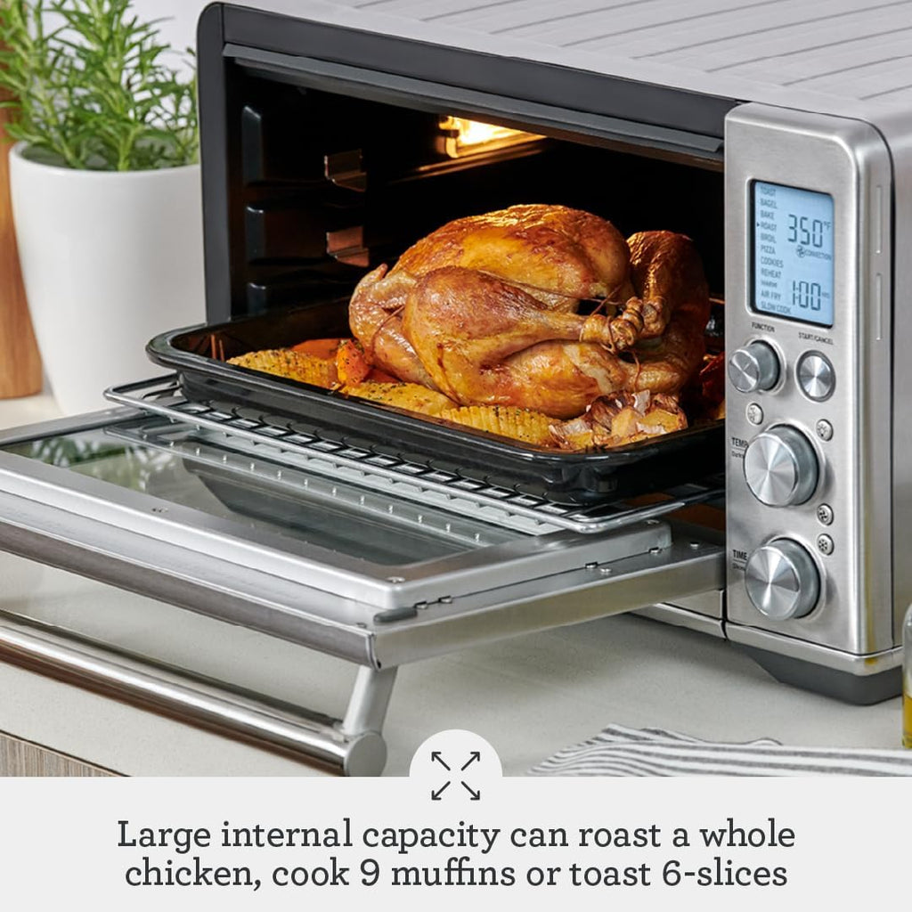 Breville BOV860BST Smart Oven Air Fryer and Convection Oven, Black Stainless Steel