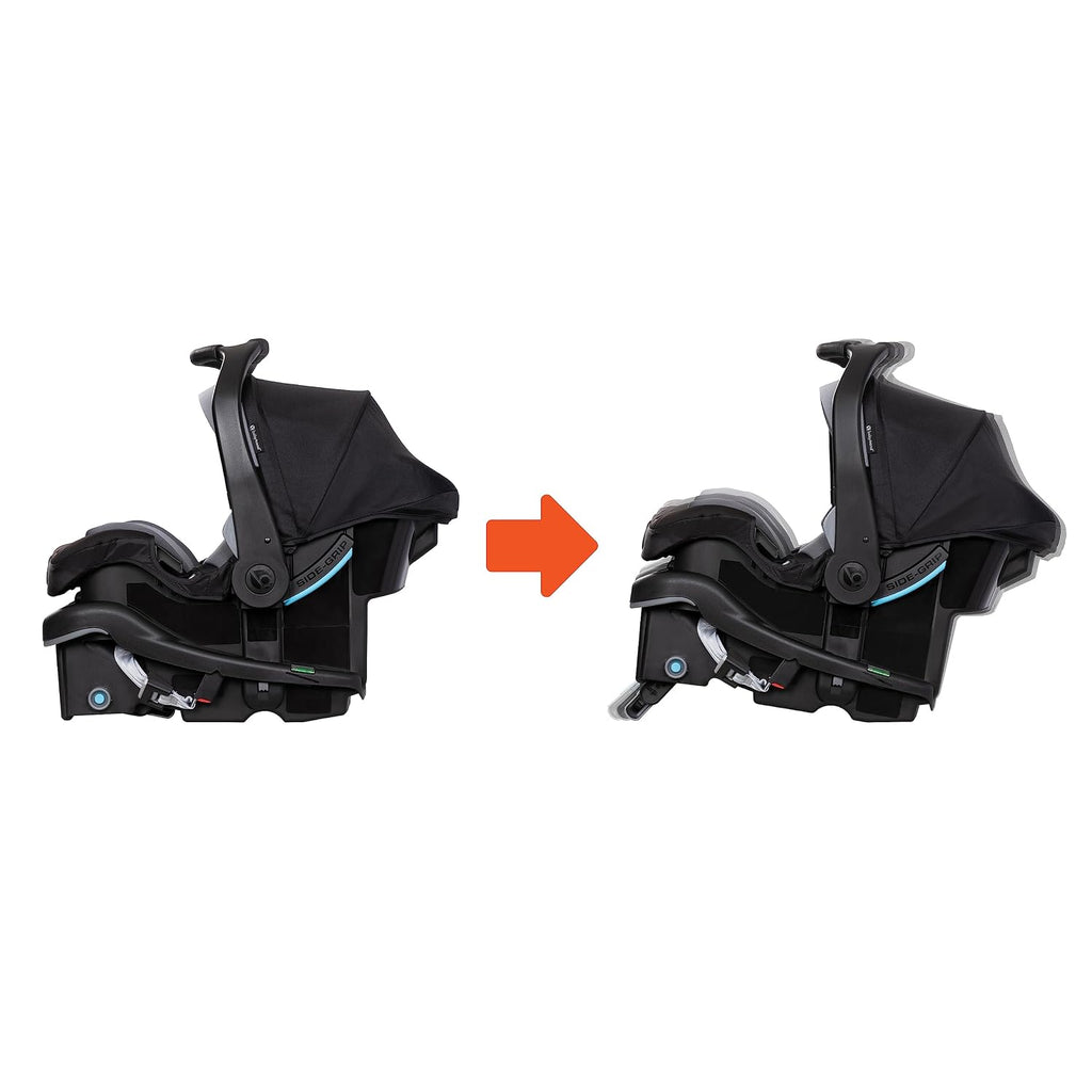 Baby Trend Secure-Lift Infant Car Seat, Dash Black – Compact Lightweight Carrier, Infant Comfort Cushioning, Adjustable Harness Fit