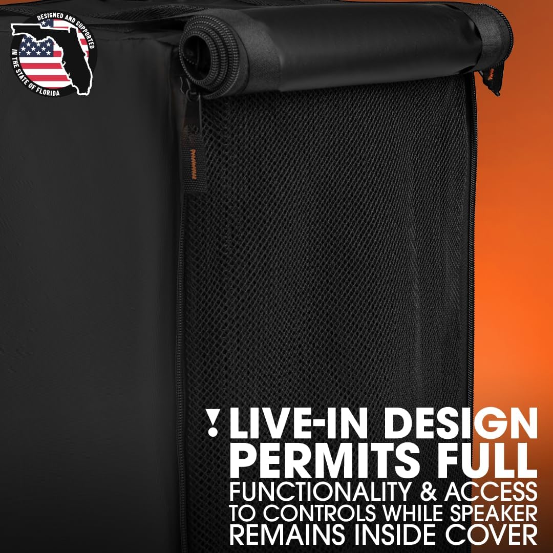 JBL Bags Deluxe Convertible Cover for VRX915M Speaker, Black (VRX915M-CVR-CXD)