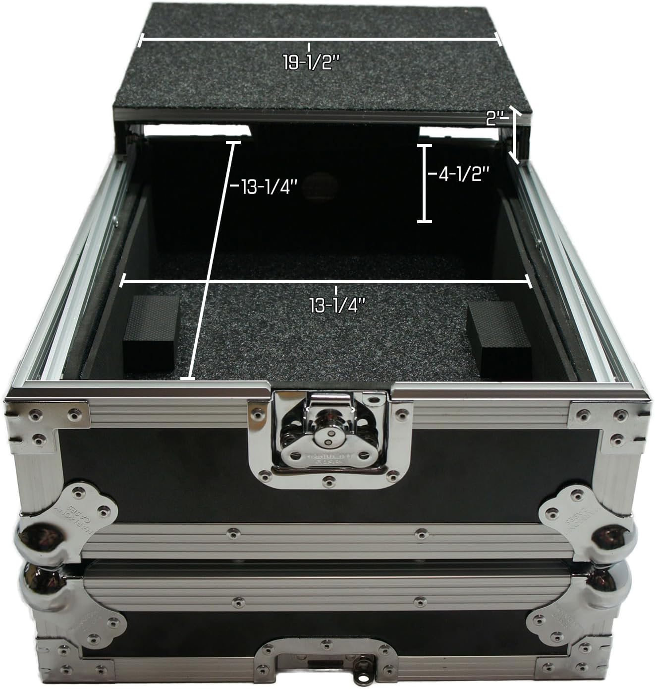 Harmony Audio HC12MIXLT Flight Universal 12' Mixer Glide Laptop Stand DJ Custom Case