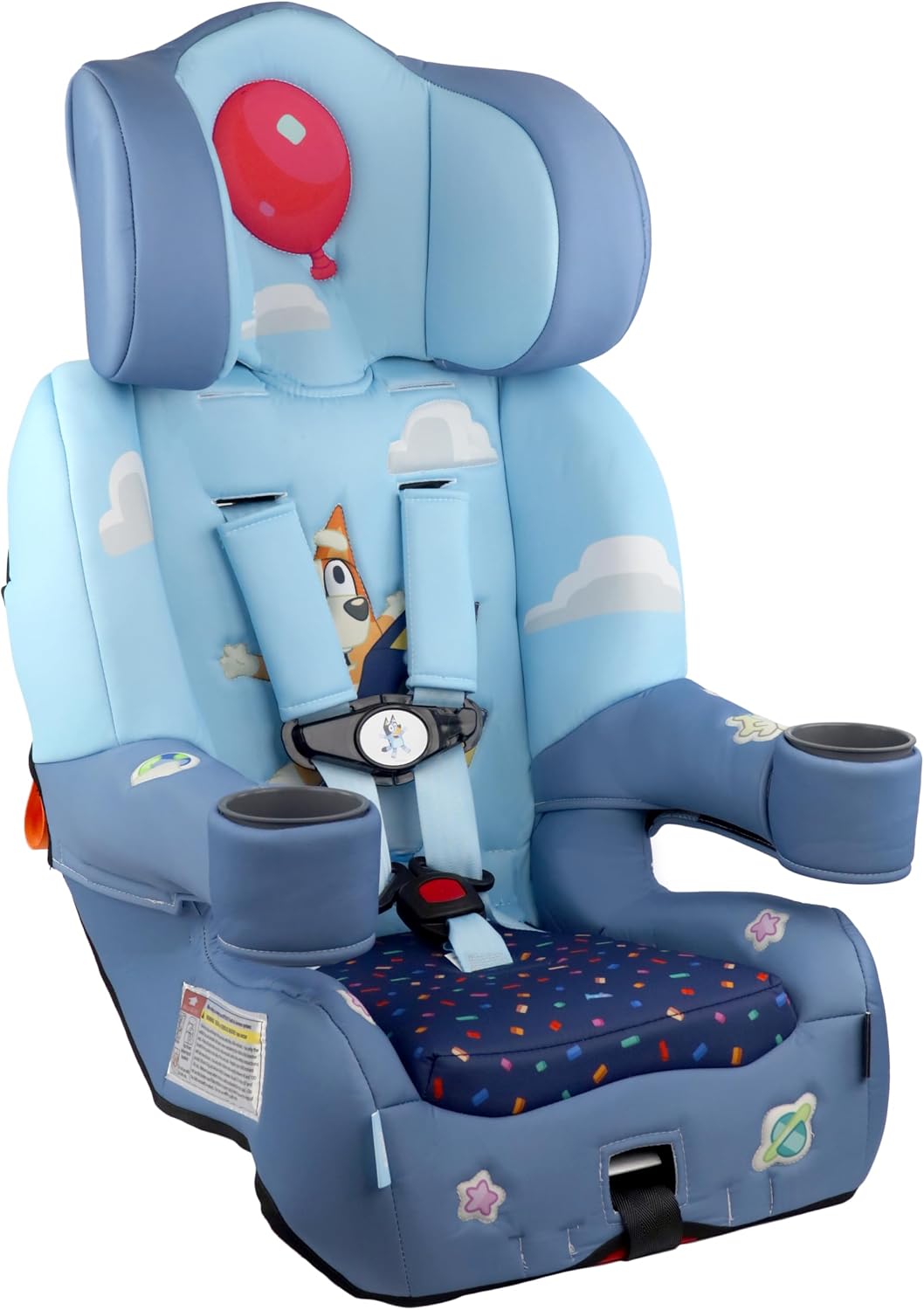 KidsEmbrace 2-in-1 Car Seat | Forward-Facing Harness (26.5–65 lbs) & Booster Mode (40–100 lbs) | Latch | Premium Fit with Multi-Position Headrest, Harness & Recline