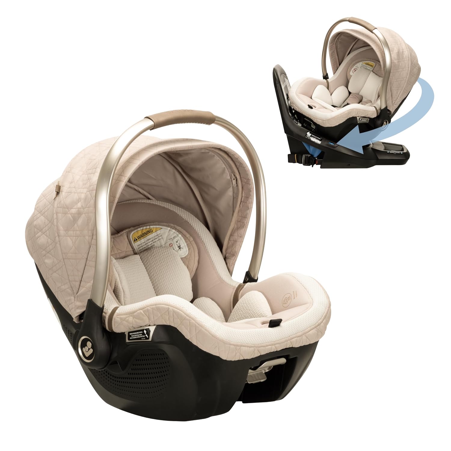 Maxi-Cosi Peri 180° Rotating Infant Car Seat, Natural Heritage