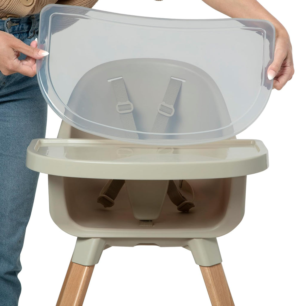 Delta Children - babyGap Otto 3-in-1 High Chair - High Chair Converts to Toddler Dinning Chair and Booster Seat - Dishwasher Safe Meal Tray - FSC-Certified Wood, Oatmeal