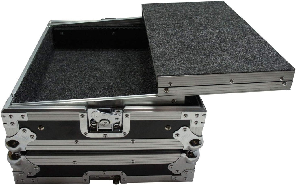 Harmony Audio HCDNMC6000LT Flight Laptop DJ Case 19' Top Mount 8U Controller or Mixer
