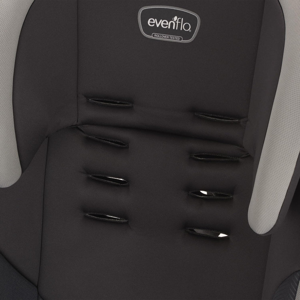 Evenflo High-Back Booster Car Seat with Harness, 22 to 110lbs, Maestro Sport, Granite Gray