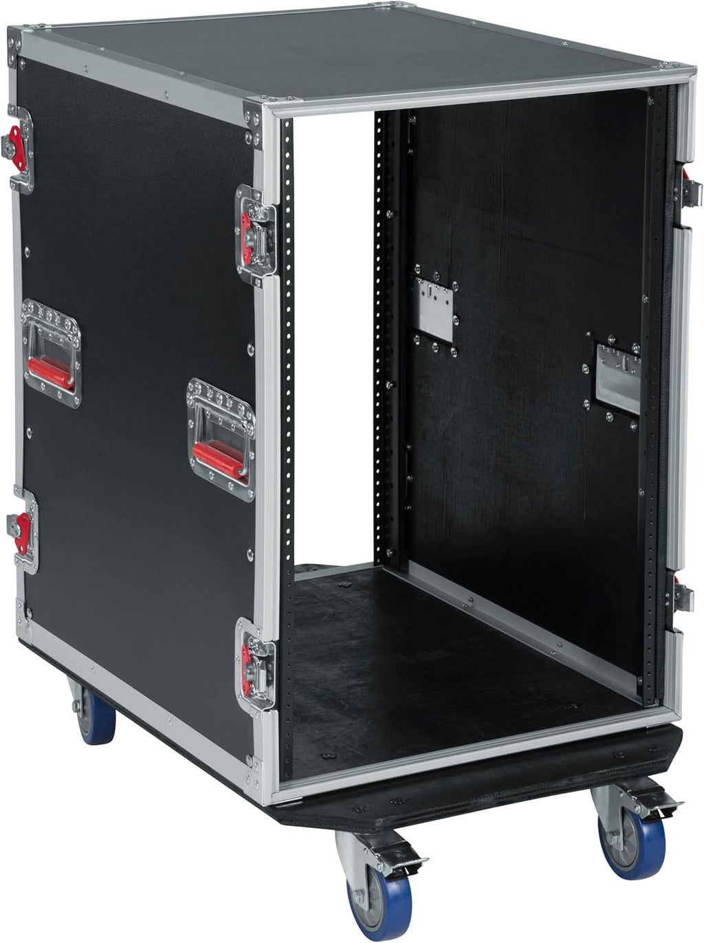Gator Cases G-TOUR Series Deep Audio Road Rack with Heavy-Duty Casters and Tour Grade Hardware, 24' Rackable Depth, 16U (G-TOUR 16U CAST)