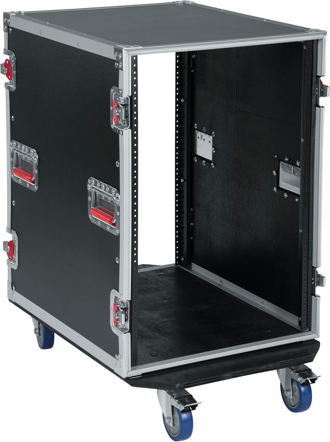 Gator Cases G-TOUR Series Deep Audio Road Rack with Heavy-Duty Casters and Tour Grade Hardware, 24' Rackable Depth, 16U (G-TOUR 16U CAST)