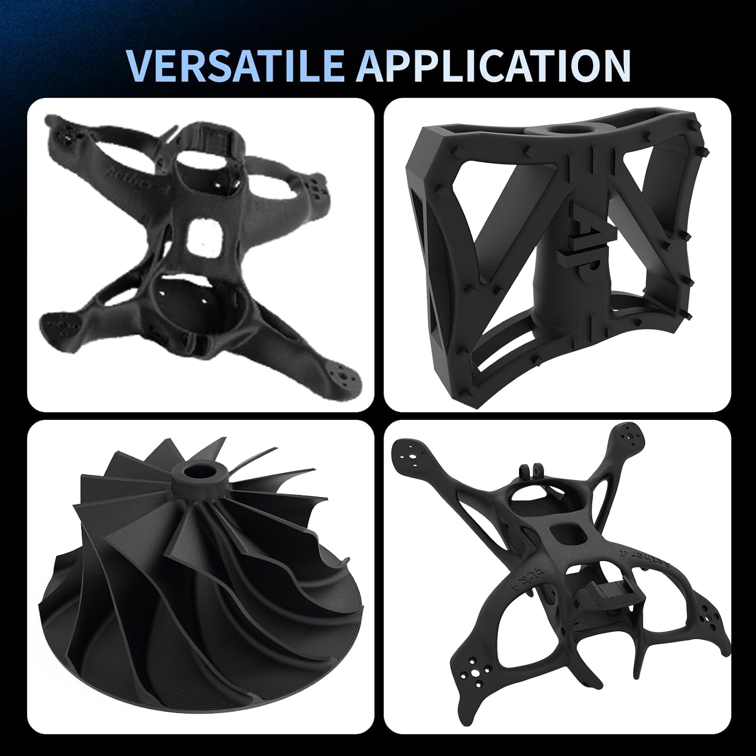 Siraya Tech Fibreheart PPA-CF 3D Printing Filament: Industrial-Grade Carbon Fiber Nylon, Superior Strength & Heat Resistance - The High Performance PAHT-CF (2.5kg, Black)