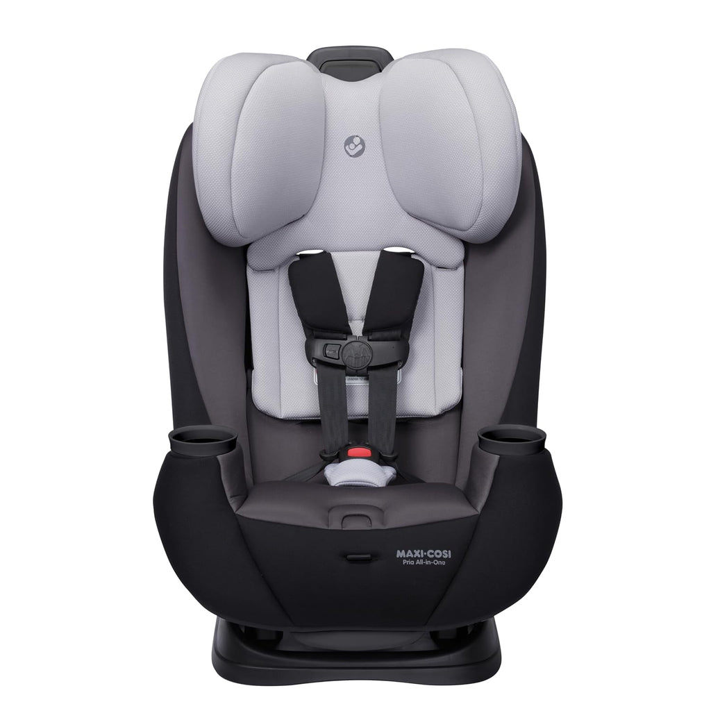 Maxi-Cosi Pria All-in-One Convertible Car Seat, Infant to Toddler Car Seat, Easy-Install Harness, Machine-Washable Cover, 5-100 lbs, Blackened Pearl