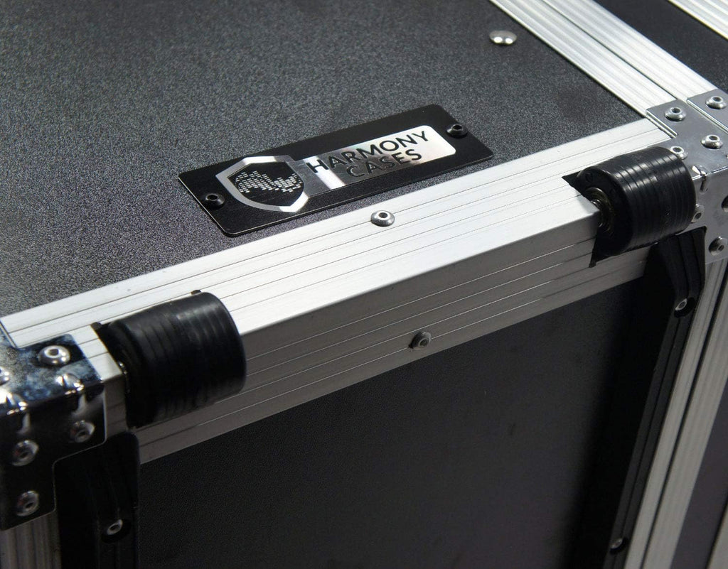 Harmony Audio Cases HC10UEDHW DJ Flight 10U FX Effect 16' Depth Case Casters & Handle